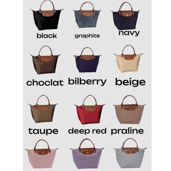 Longchamp Le Pliage Large, Bilberry color - Picture 15 of 15
